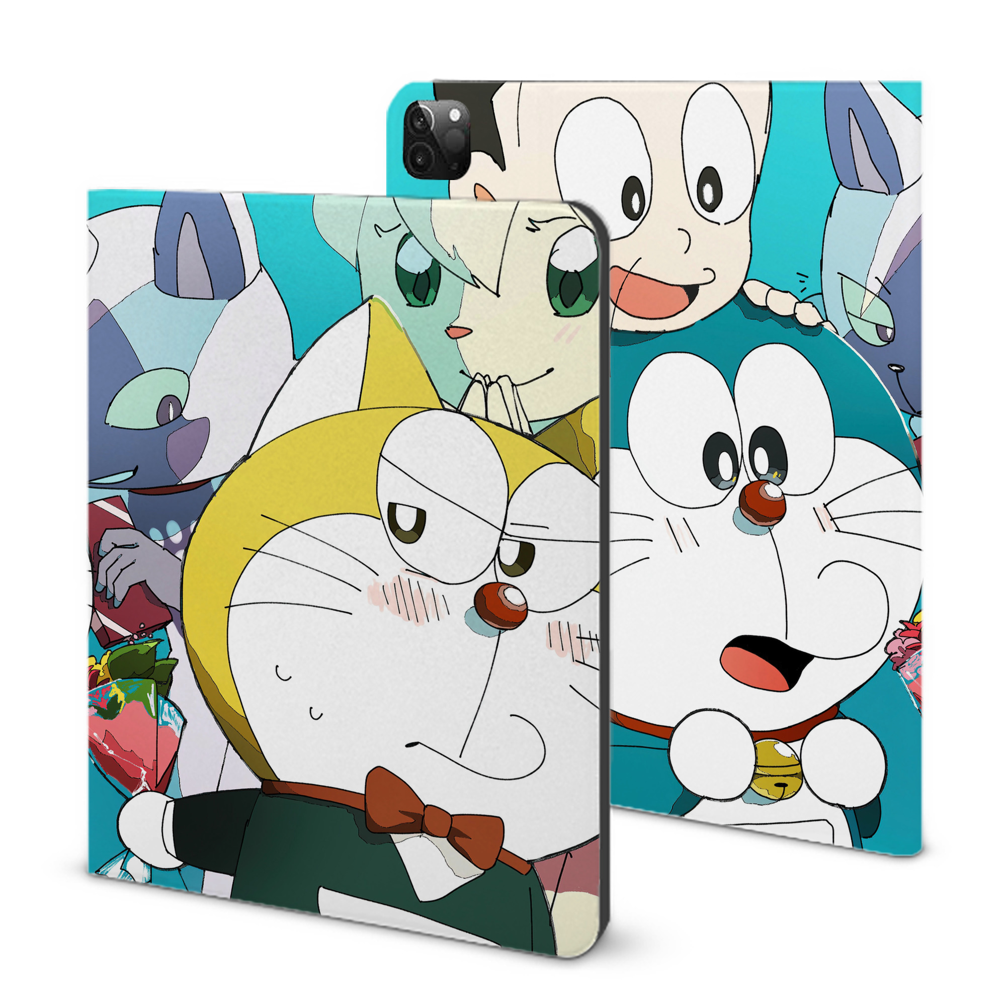 （画像用） ドラえもん Doraemon IPadケース ペンホルダー付き ブックスタイルデザイン